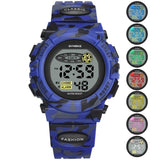 SYNOKE Sports Military Kids Digital Watches