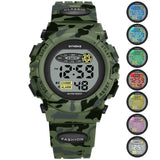 SYNOKE Sports Military Kids Digital Watches