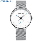 Blue Men Watch Ultra-thin Quartz Watch